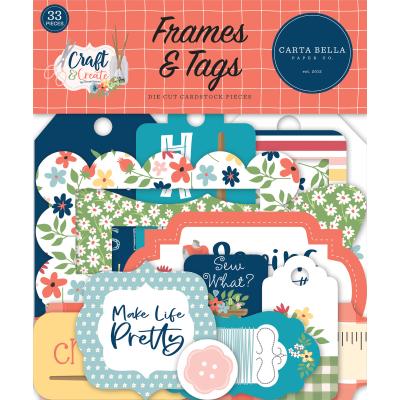 Carta Bella Craft & Create Die Cuts - Frames & Tags